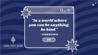 Modern Nostalgia Positive Quote Facebook event cover Image Preview