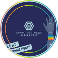 Pride Advocate Instagram Profile Picture Design