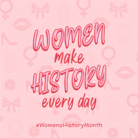 Women Make History Instagram post Image Preview