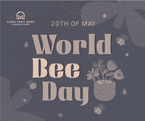 Happy Bee Day Facebook post Image Preview