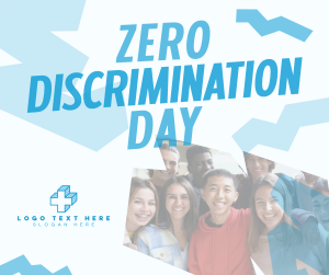 Playful Zero Discrimination Day Facebook post Image Preview