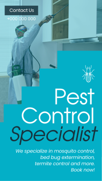 Minimal & Simple Pest Control Facebook Story Design