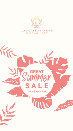 Great Summer Sale Instagram story Image Preview