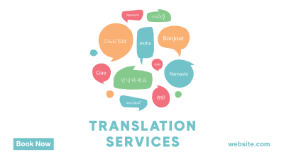 Translation Services Facebook event cover Image Preview