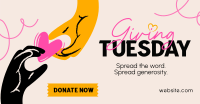 Give back this Giving Tuesday Facebook Ad Design