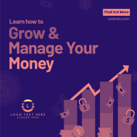 Financial Growth Instagram Post Design