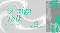 Modern Design Talk Facebook Event Cover Design