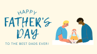 The Best Dads Ever Facebook Event Cover Design