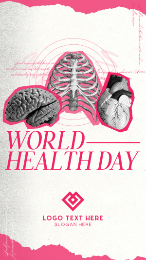 Vintage World Health Day Instagram Reel Image Preview