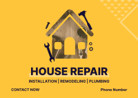 House Repair Company Postcard Image Preview
