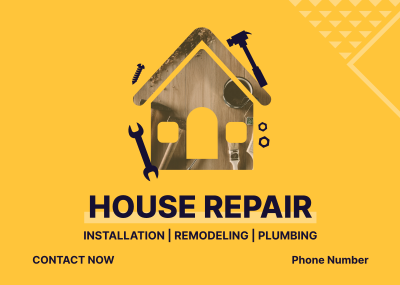 House Repair Company Postcard Image Preview