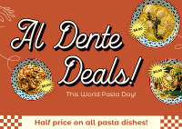 World Pasta Day Promo Postcard Image Preview