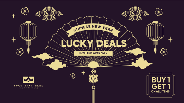 Lucky Deals Facebook Event Cover Design Image Preview