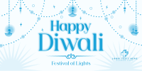 Celebration of Diwali Twitter Post Design