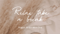 Relaxing Moment Facebook Event Cover Design