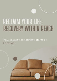 Peaceful Sobriety Support Group Poster Image Preview