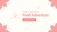 Taste of the World YouTube Banner Design