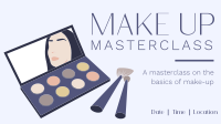 Make Up Masterclass Facebook event cover Image Preview
