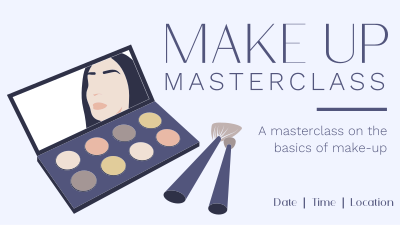 Make Up Masterclass Facebook event cover Image Preview