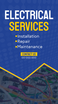 Electrical Service Provider Instagram story Image Preview