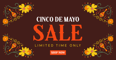 Mexican Party Sale Facebook ad Image Preview