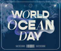 Y2K Ocean Day Facebook post | BrandCrowd Facebook post Maker