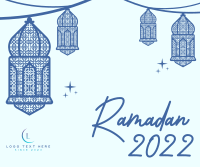 Ornate Ramadan Lamps Facebook Post Design
