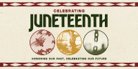 Retro Juneteenth Greeting Twitter post Image Preview