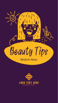 Beauty Cute Tips Facebook story Image Preview