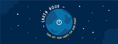 Earth Hour Switch Facebook cover Image Preview