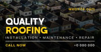 Quality Roofing Services Facebook ad Image Preview