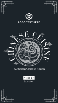 Authentic Chinese Cuisine Instagram Reel Design