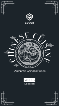 Authentic Chinese Cuisine Instagram Reel Design