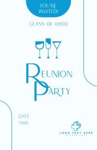 Class Reunion Party Invitation Design