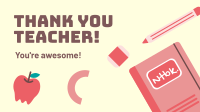 Teacher Appreciation Facebook Event Cover Design