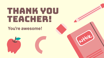 Teacher Appreciation Facebook event cover Image Preview