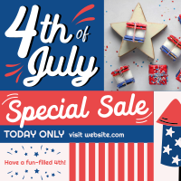 4th of July Sale Instagram post Image Preview