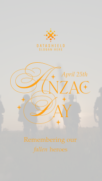 Anzac Day Remembrance Instagram story Image Preview