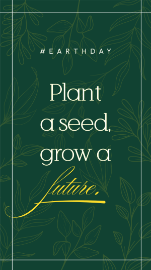 Plant a seed Instagram story Image Preview