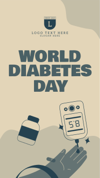 Worldwide Diabetes Support YouTube Short Design