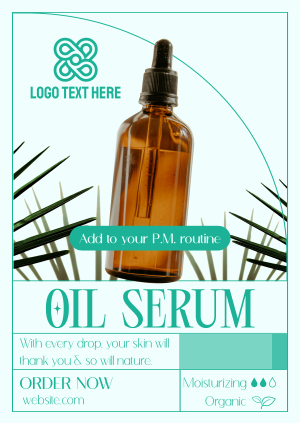 Skin Care Serum Poster Image Preview
