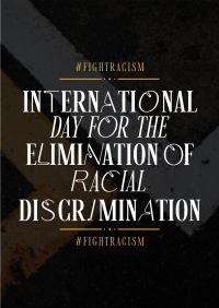 Eliminate Racial Discrimination Poster Image Preview