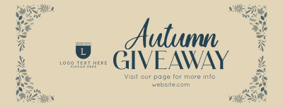 Autumn Giveaway Post Facebook cover Image Preview