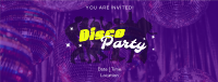 Disco Fever Party Facebook Cover Design