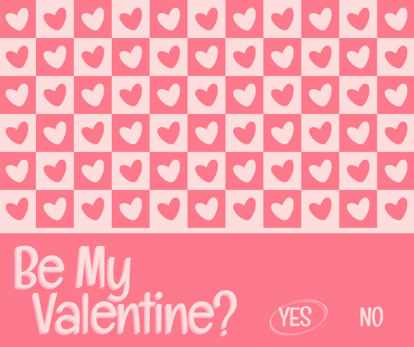 Valentine Heart Tile Facebook Post Design Image Preview