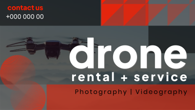 Geometric Drone Photography Facebook event cover Image Preview