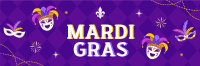 Mardi Gras Masquerade Twitter Header Image Preview