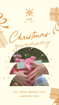Christmas Giveaway Facebook story Image Preview