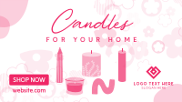 Fancy Candles Facebook Event Cover Design