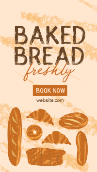 Freshly Baked Bread Daily TikTok Video Design